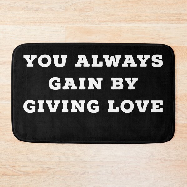 Item preview, You always gain by giving love (black) designed and sold by cute105.