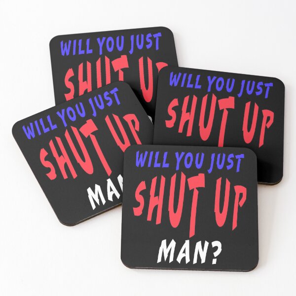 Item preview, Will you just shut up man? Biden Trump debate 2020 designed and sold by AllLeftSides42.