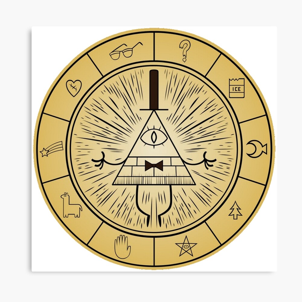 Gravity Falls Bill Cipher Wheel