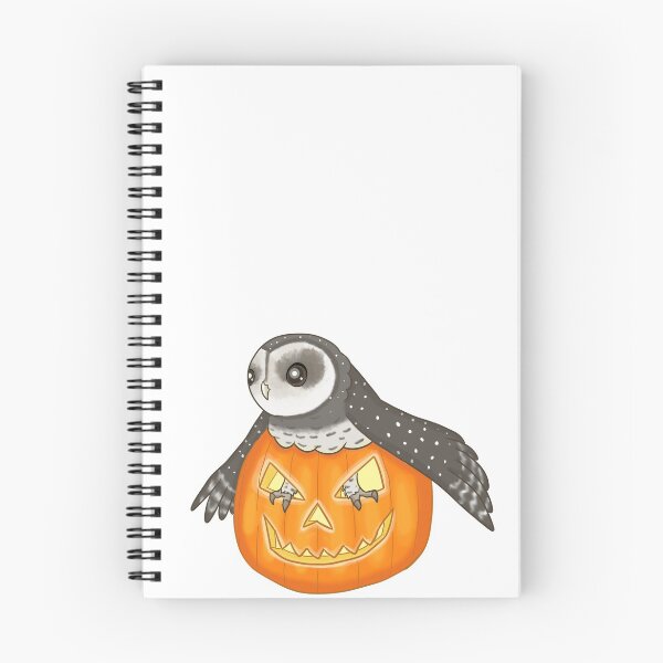 Item preview, Sooty Owl In A Jack-O-Lantern designed and sold by RaisedCrests.