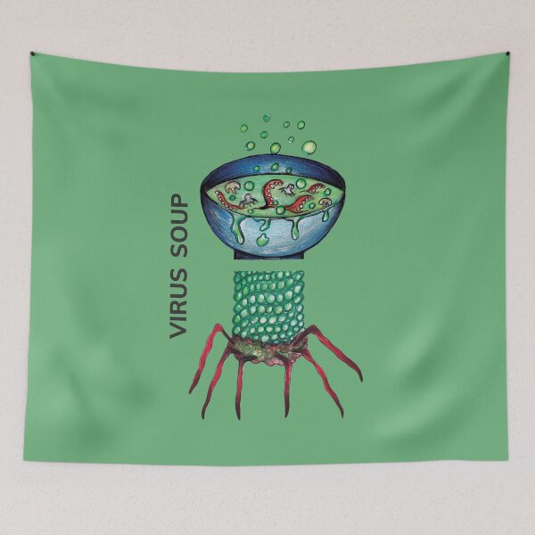 Item preview, VIRUS SOUP by FrankenDuo grass green designed and sold by FrankenDuo.