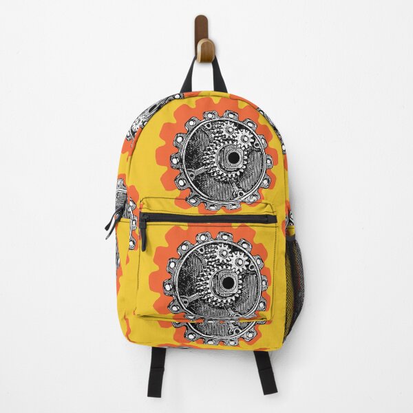 Item preview, Vintage Mechanical Gear Motif (Paprika Spice Rust) designed and sold by TheEditrix.