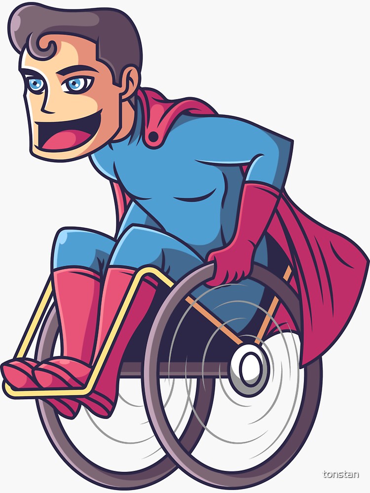 Décalcomanie de super-héros handicapé Décalcomanie de voiture pour  personnes handicapées décalcomanie de super héros autocollant de handicap  décalcomanie pour fauteuil roulant handicapé 17 options de couleurs -   France