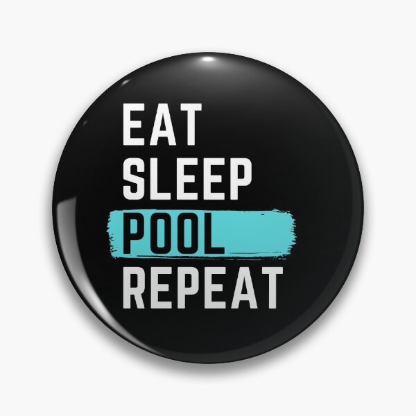 Item preview, Eat Sleep Pool Repeat designed and sold by m95sim.