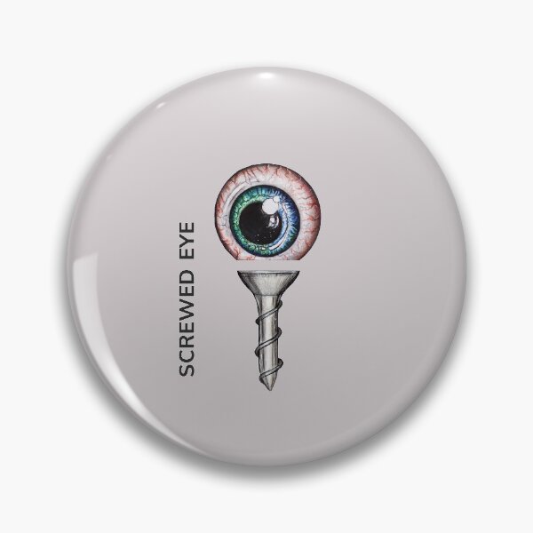 Item preview, SCREWED EYE by FrankenDuo whiteout grey designed and sold by FrankenDuo.
