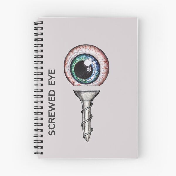 Item preview, SCREWED EYE by FrankenDuo whiteout grey designed and sold by FrankenDuo.