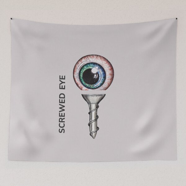 Item preview, SCREWED EYE by FrankenDuo whiteout grey designed and sold by FrankenDuo.