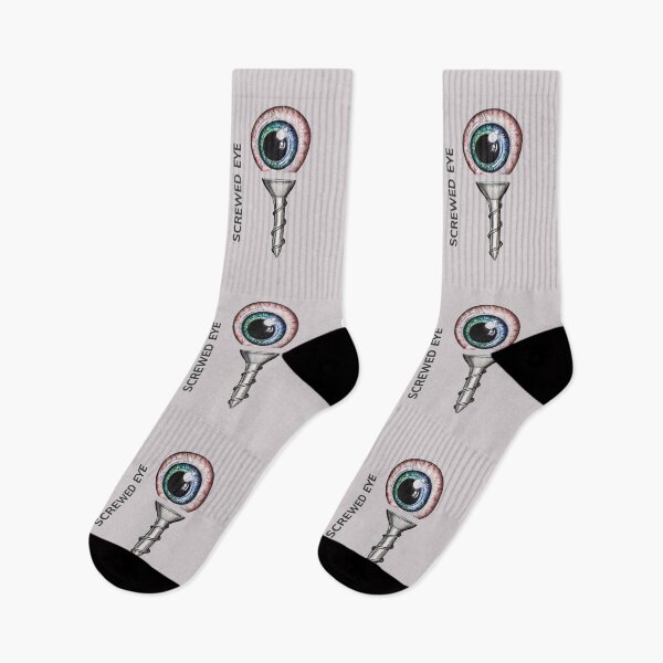 Item preview, SCREWED EYE by FrankenDuo whiteout grey designed and sold by FrankenDuo.