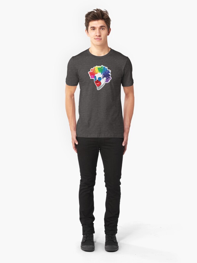 Alternate view of Class Clown: Clowning around Slim Fit T-Shirt