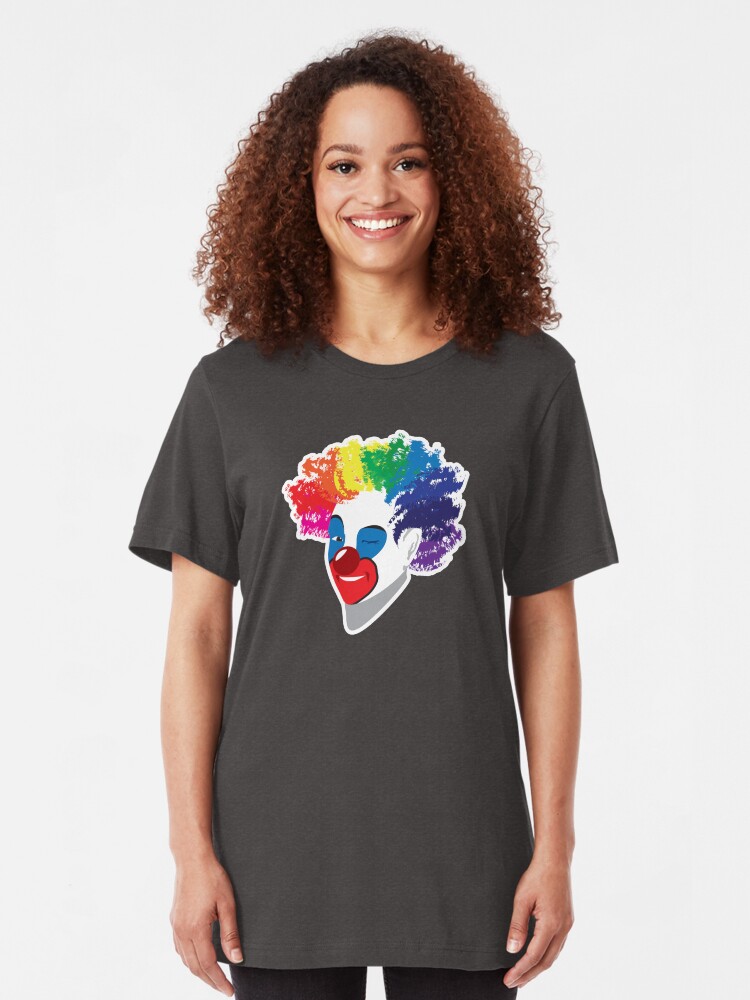 Alternate view of Class Clown: Clowning around Slim Fit T-Shirt