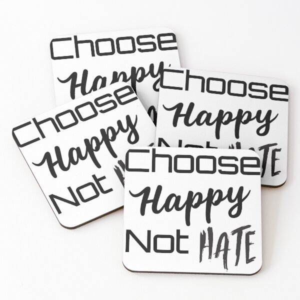 Item preview, Choose Happy Not Hate, Kindness Gifts, T-Shirts, DAM Creative,  designed and sold by DAM Creative ⭐⭐⭐⭐⭐.