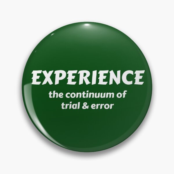 Item preview, EXPERIENCE continuum of trial and error designed and sold by Lowdown Designs.