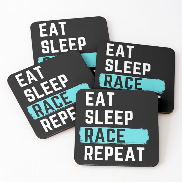 Item preview, Eat Sleep Race Repeat designed and sold by m95sim.