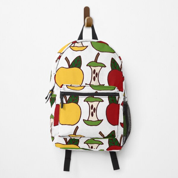 Item preview, Apples and Apple Cores Multi-Colored | Apple Pattern | Apple Picking designed and sold by Hilary Leslie.