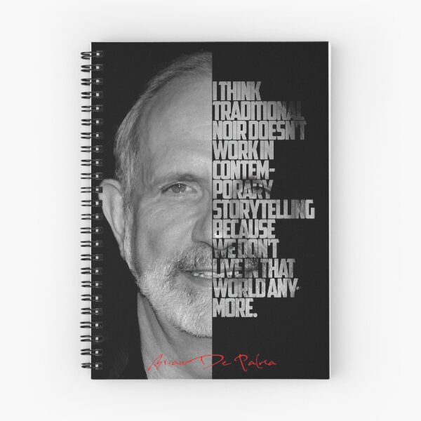Item preview, Black and white Brian De Palma quote. designed and sold by Enea Kelo.