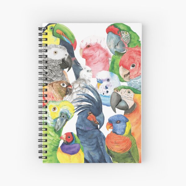 Item preview, All my parrot watercolor designed and sold by Perroquets numériques.