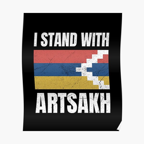 I Stand With Artsakh - Armenian Americans For Nagorno-Karabakh Poster