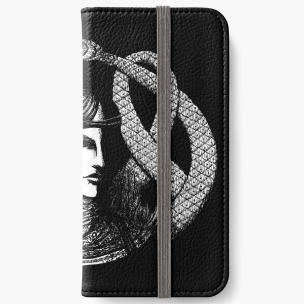 Hel in Black - portrait iPhone Wallet