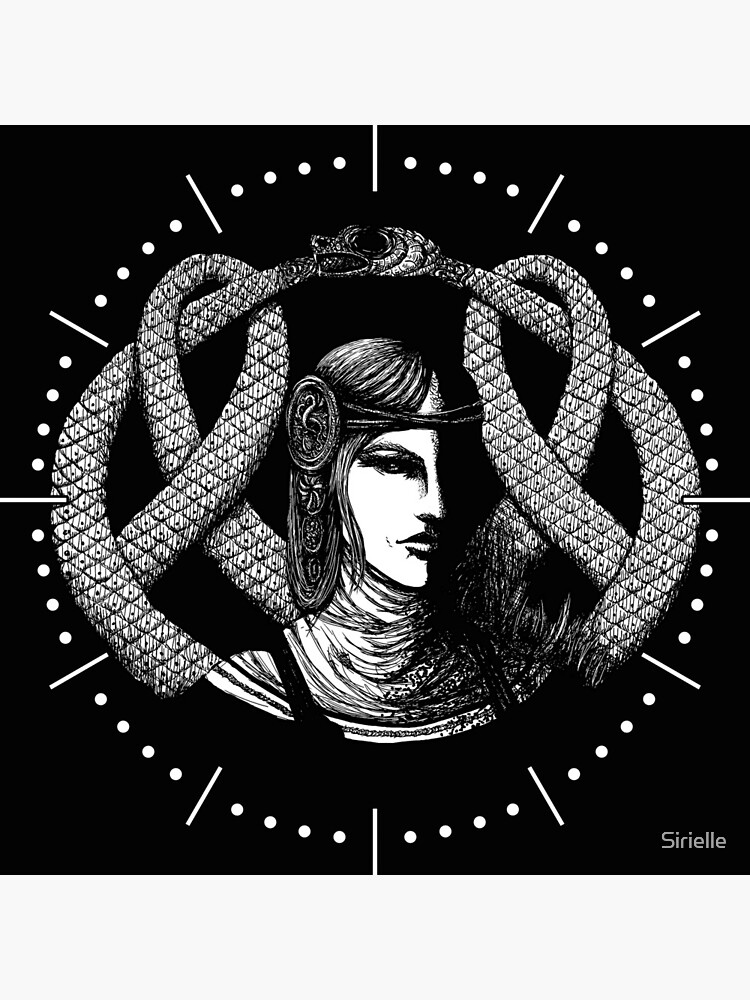 Hel in Black - portrait by Sirielle