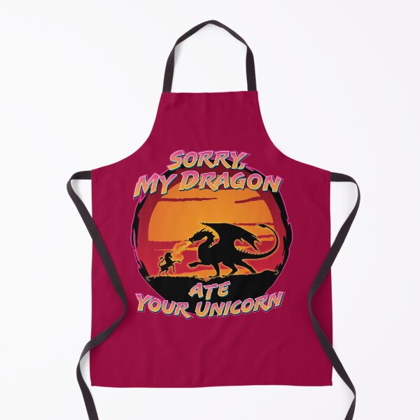 Item preview, My Dragon Ate Your Unicorn with Sunset Pink designed and sold by Reconocer.