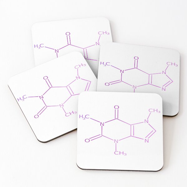 Item preview, Caffeine Molecule gradient  designed and sold by Emilys-Designs-.