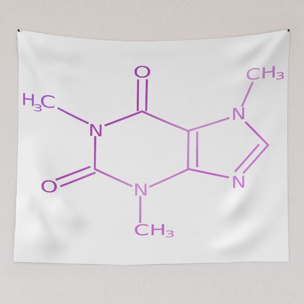 Item preview, Caffeine Molecule gradient  designed and sold by Emilys-Designs-.