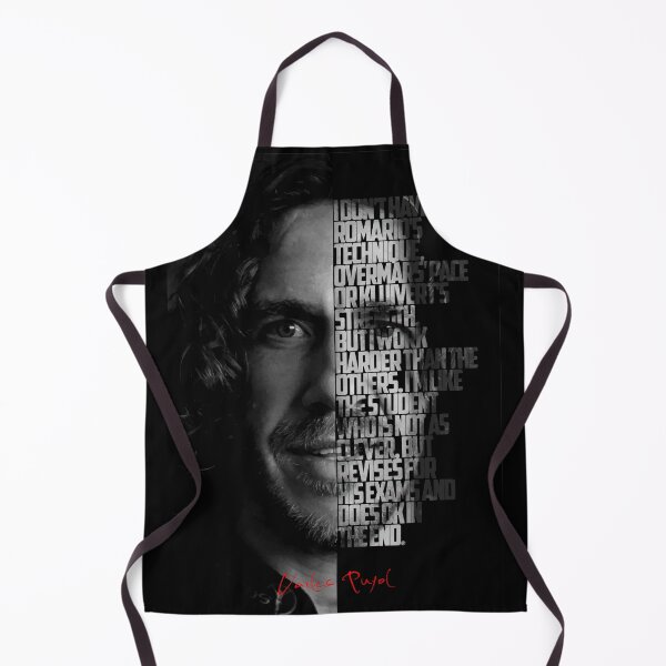 Item preview, Black and white Carles Puyol quote. designed and sold by Enea Kelo.