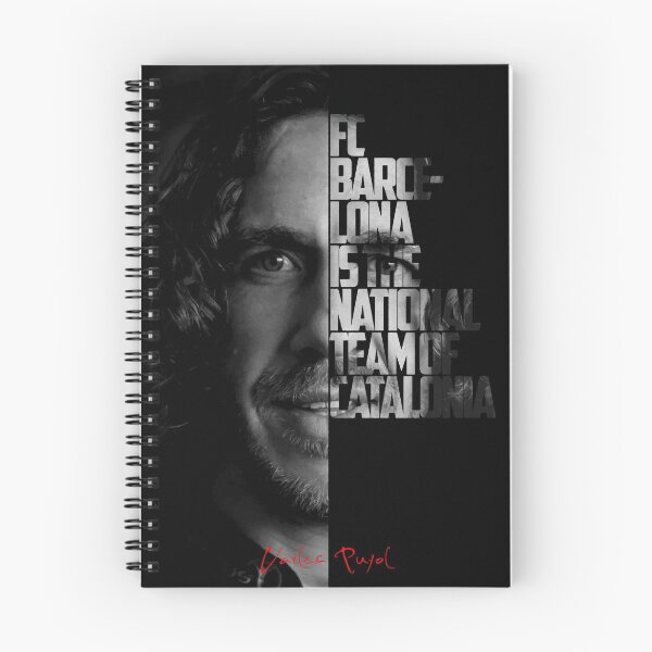 Item preview, Black and white Carles Puyol quote. designed and sold by Enea Kelo.