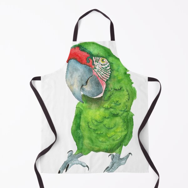 Item preview, Great green macaw watercolor designed and sold by L'Atelier Oranjade.