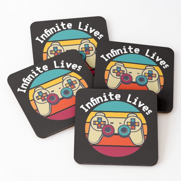 Item preview, Infinite Lives retro gamer designed and sold by Aronrocker.