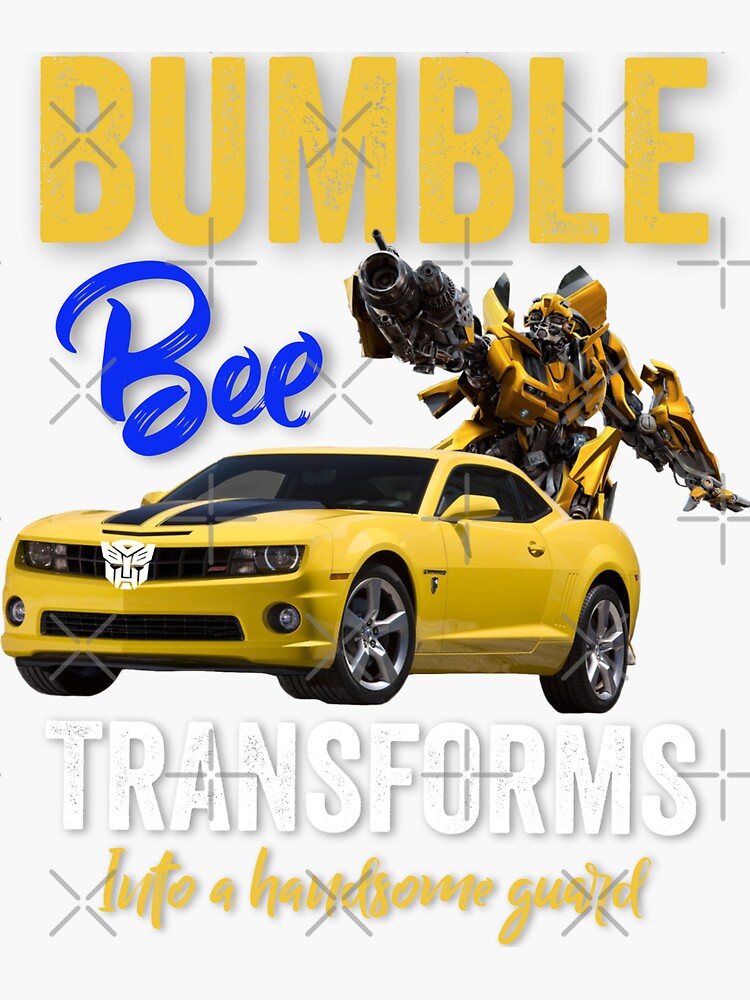 Bumblebee transformer car best sale sticker