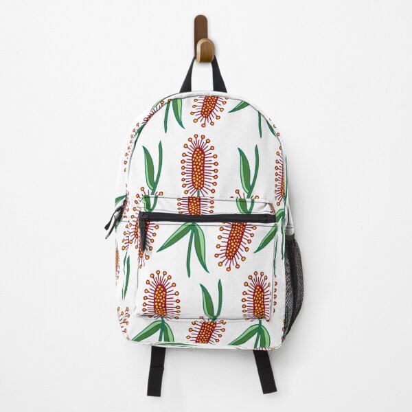 Item preview, Callistemon | Red Callistemon | Exotic Flowers | Flower Pattern designed and sold by Hilary Leslie.