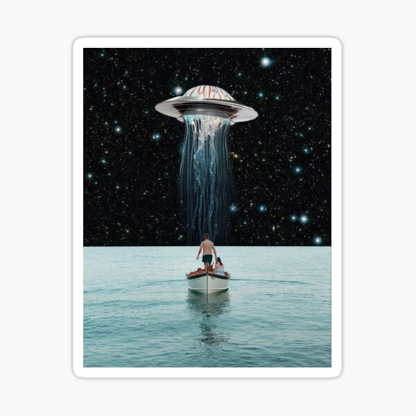 Item preview, ufo jellyfish designed and sold by Maisie Kane.