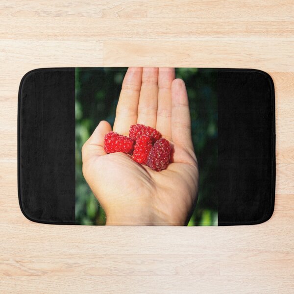 Item preview, Raspberry in a hand designed and sold by Life-s-A-Hike.