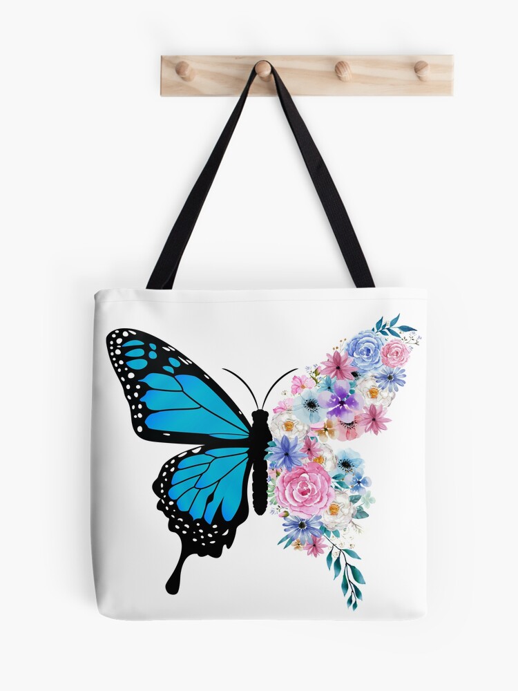 Butterflies Large Tote Bag