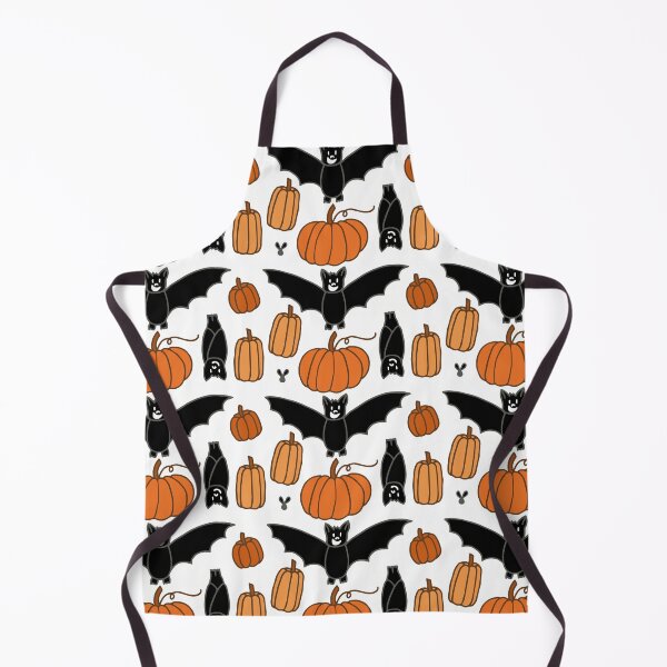 Item preview, Bats and Pumpkins | Halloween Pattern | Autumn | Fall | Animals designed and sold by Hilary Leslie.