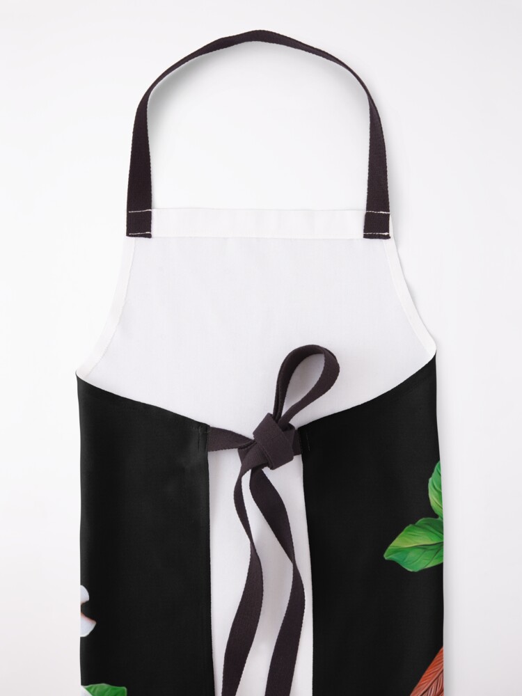 Alternate view of Northern Cardinal and Dogwood Flower. Apron