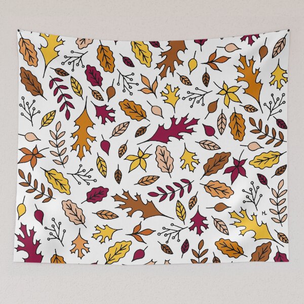 Item preview, Autumn Leaves || Fall Leaves || Maple Leaves || Oak Leaves designed and sold by Hilary Leslie.