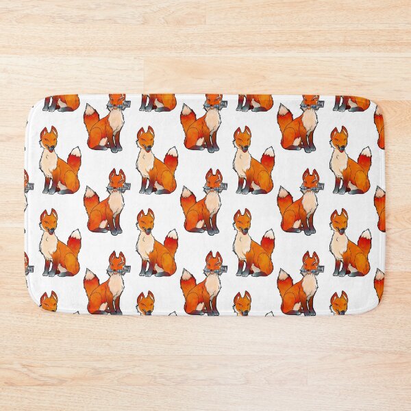 Item preview, Inari Shrine Foxes Repeating Pattern  designed and sold by IllustrateLaw.