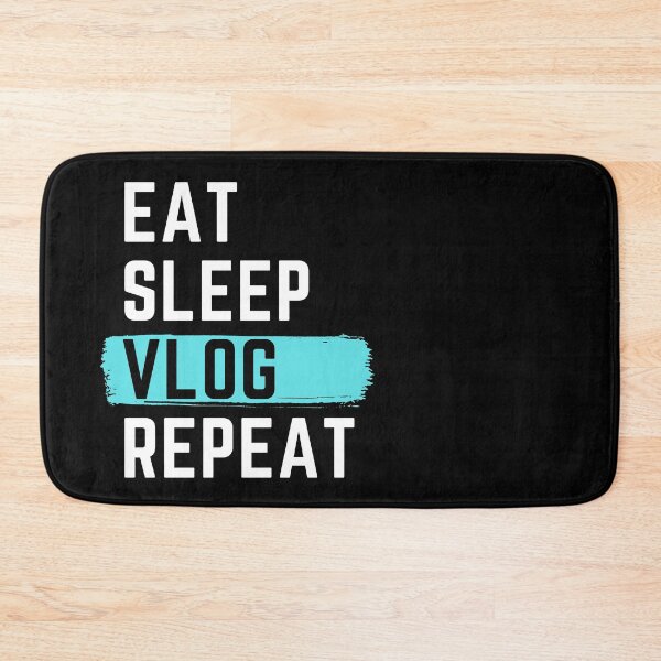 Item preview, Eat Sleep Vlog Repeat designed and sold by m95sim.