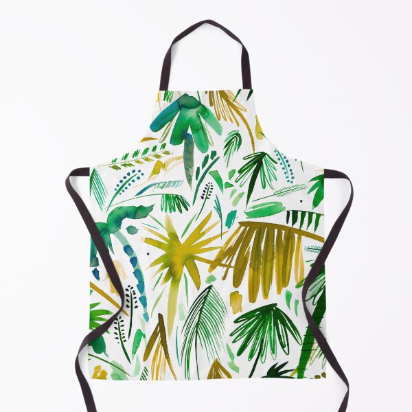 Item preview, Tropical Brushstrokes Palms Green designed and sold by ninoladesign.