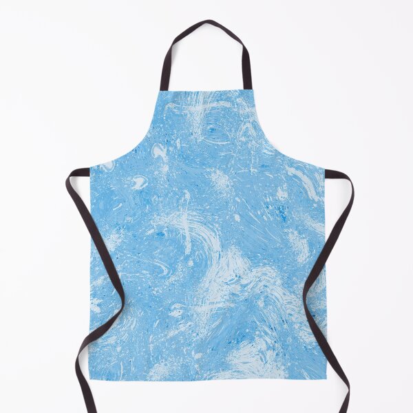 Item preview, Abstract Dripping Brushstrokes Blue designed and sold by ninoladesign.