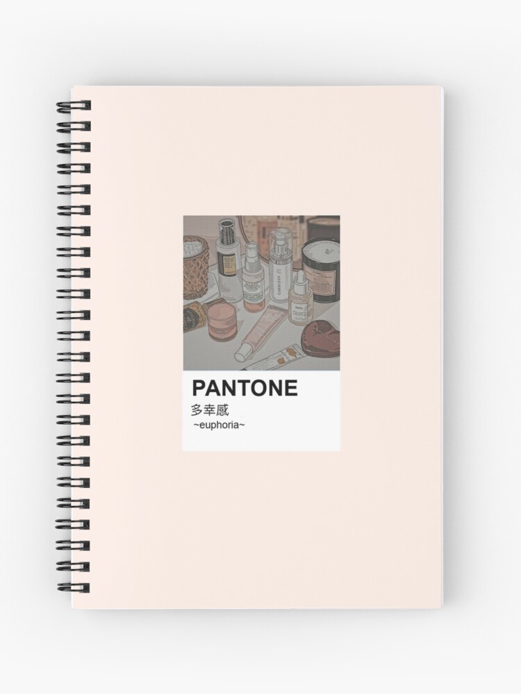 Pantone aesthetic anime keyboard paint Spiral Notebook for Sale