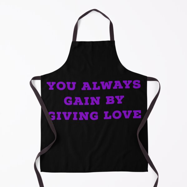 Item preview, f You always gain by giving love (purple black) designed and sold by cute105.