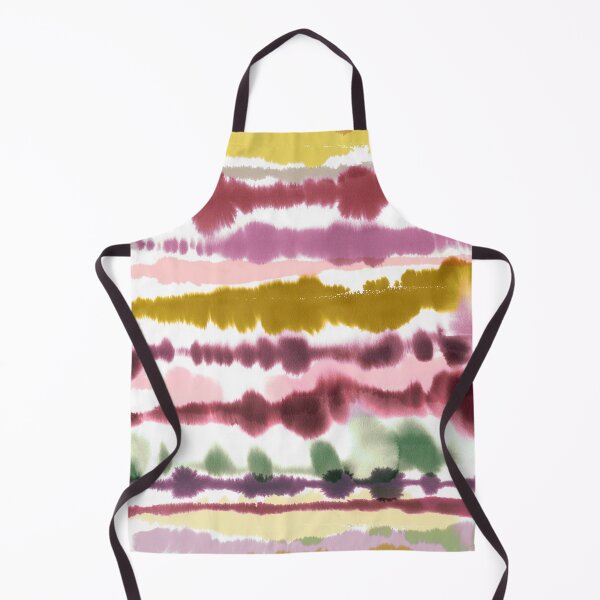 Item preview, Soft Nautical Watercolor Lines Ochre Purple designed and sold by ninoladesign.