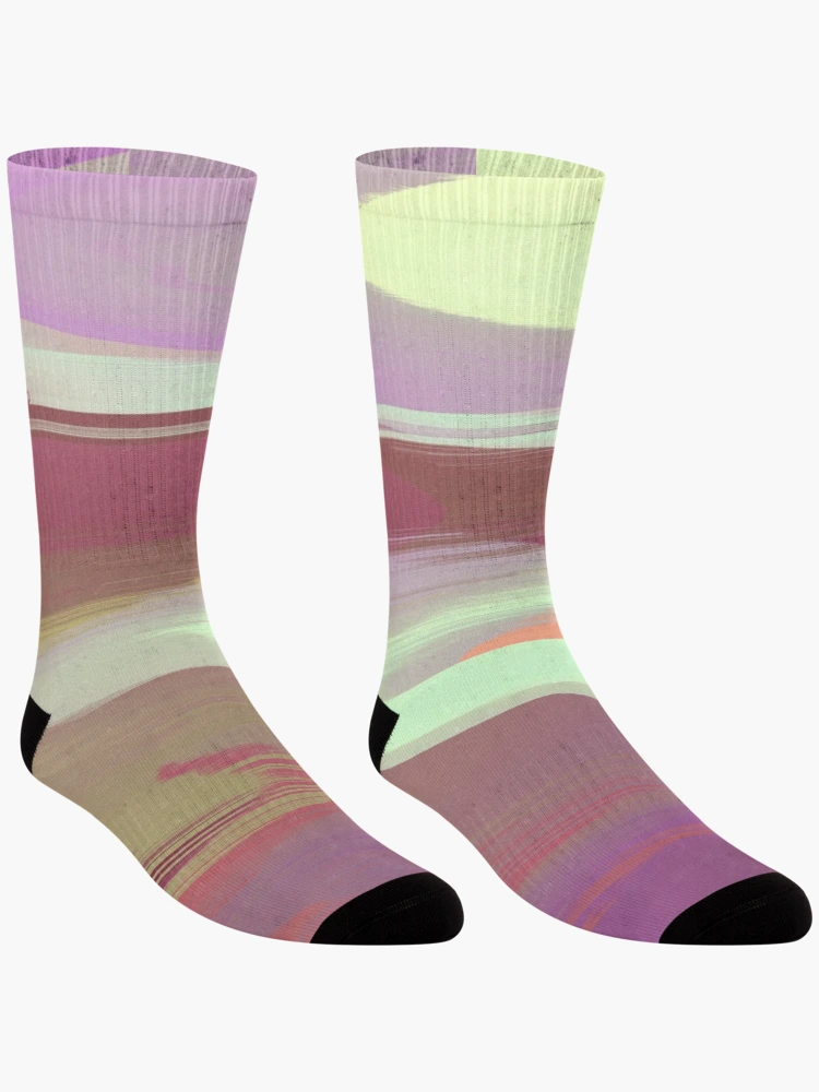 Thumbnail 3 of 5, Socks, Reflection at dusk designed and sold by Raspberry-Cat.