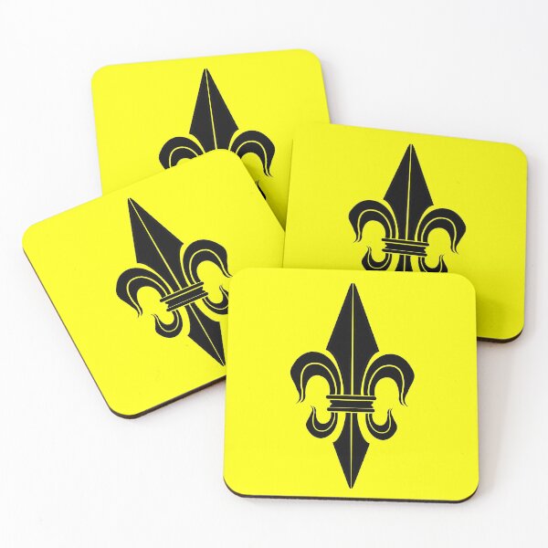 Item preview, Black Fleur De Lis Heraldry - Clean designed and sold by ScapegoatPrints.