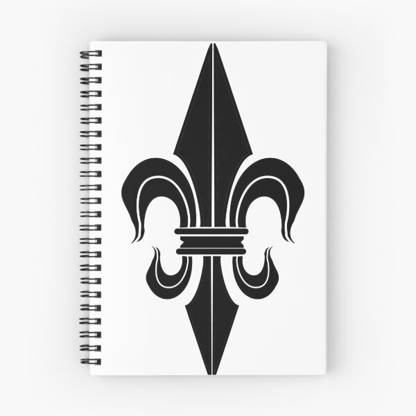 Item preview, Black Fleur De Lis Heraldry - Clean designed and sold by ScapegoatPrints.