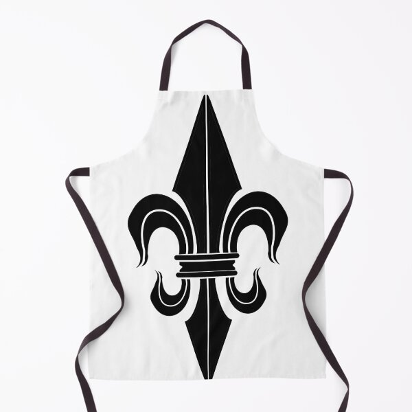 Item preview, Black Fleur De Lis Heraldry - Clean designed and sold by ScapegoatPrints.