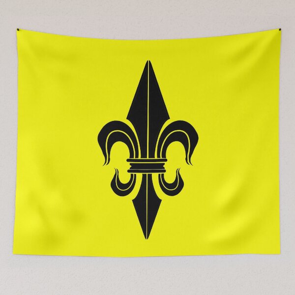 Item preview, Black Fleur De Lis Heraldry - Clean designed and sold by ScapegoatPrints.